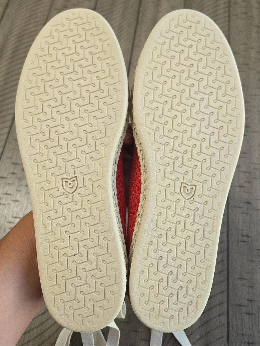 *Brand New* Rothy's Red Knit Espadrille Ballet Flats with Ankle Tie